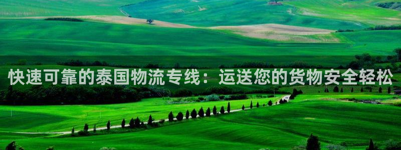 28圈注册登录：快速可靠的泰国物流专