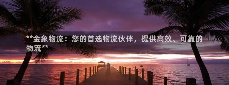 28圈加拿大pc预测：**金象物流：