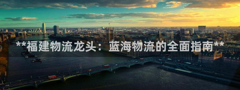 28圈在线预测：**福建物流龙头：蓝